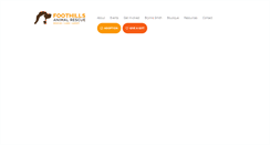 Desktop Screenshot of foothillsanimal.org